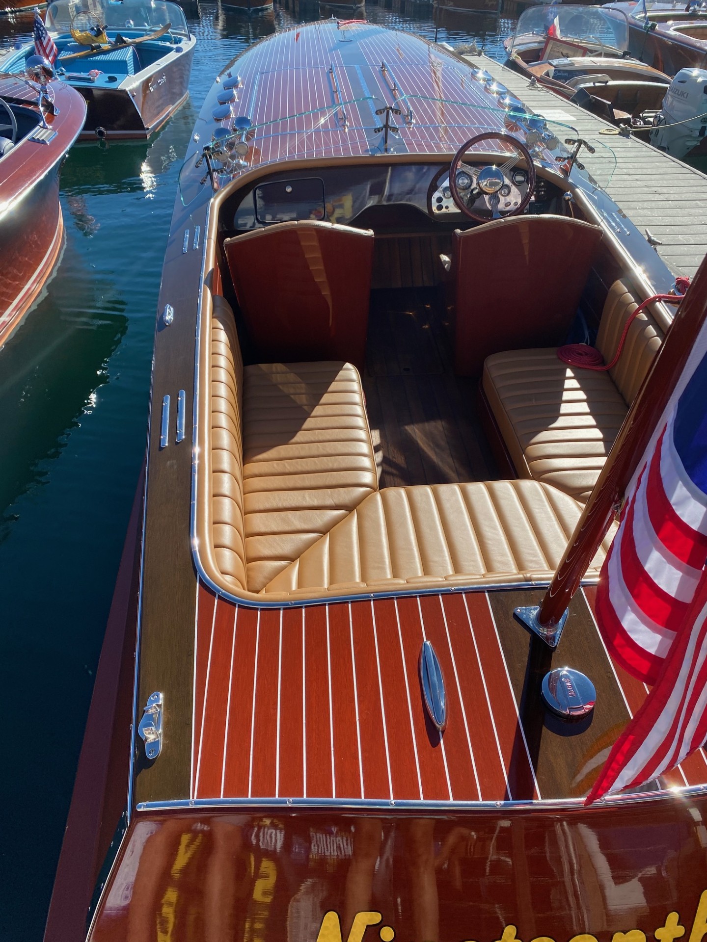 Vintage Chris Craft Runabout Custom Poker Cards
