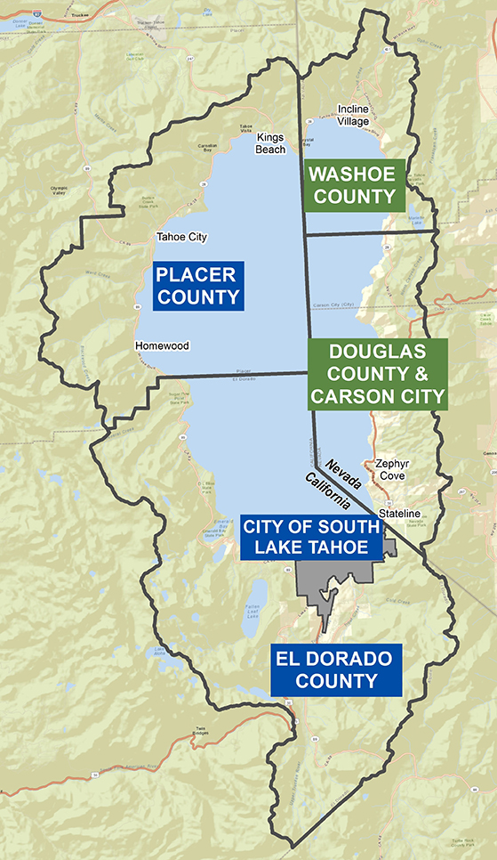 counties of lake tahoe