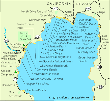 beaches map