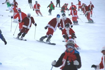 santa at mt rose