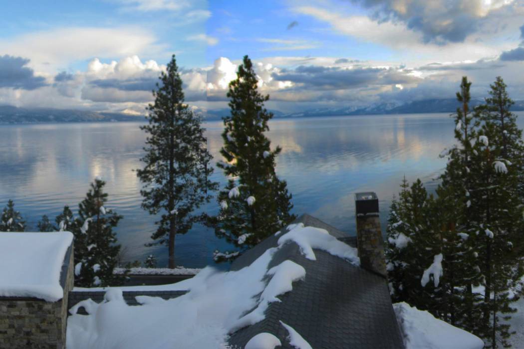 panoramic view tahoe lakefront