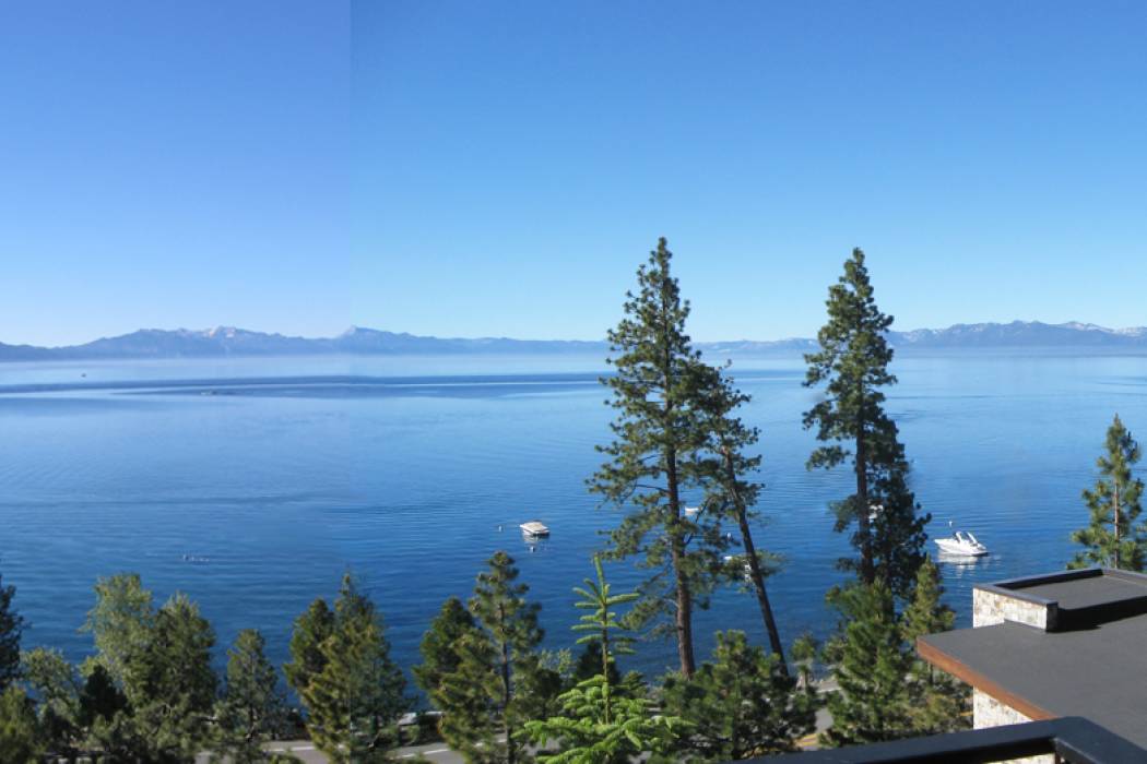 panoramic view tahoe lakefront