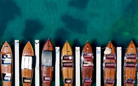 Wooden Boats at the Lake Tahoe Concours D'Elegance
