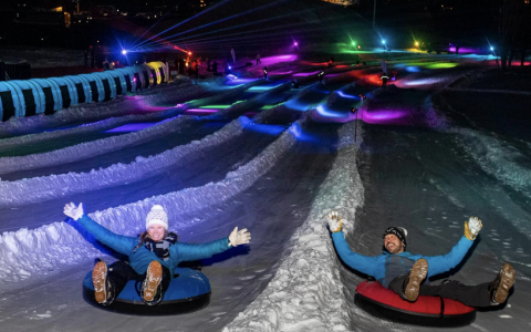 snow tubing