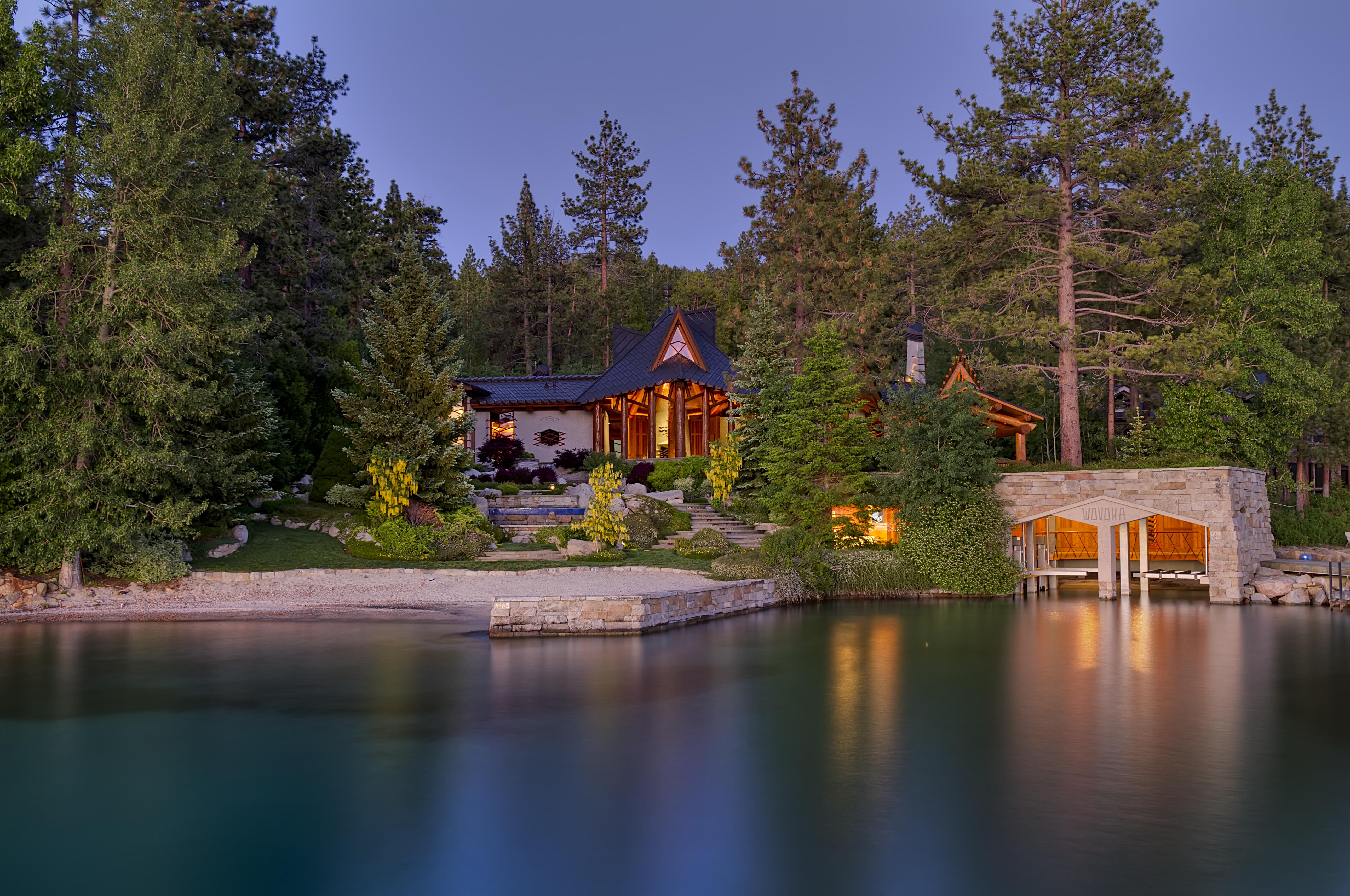 New Listing Wovoka Lakefront Estate Tahoe Luxury