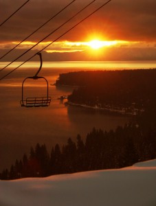 The view from the West Shore's Homewood Mountain Resort