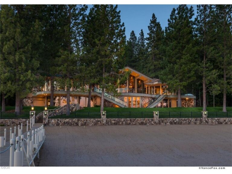 Incline Village $35,000,000 Tahoe Lakefront Home on the Market Today