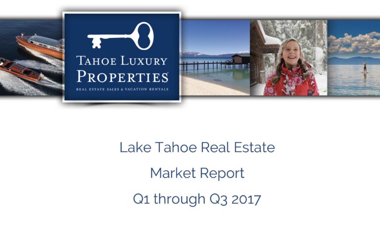 tahoe real estate market report