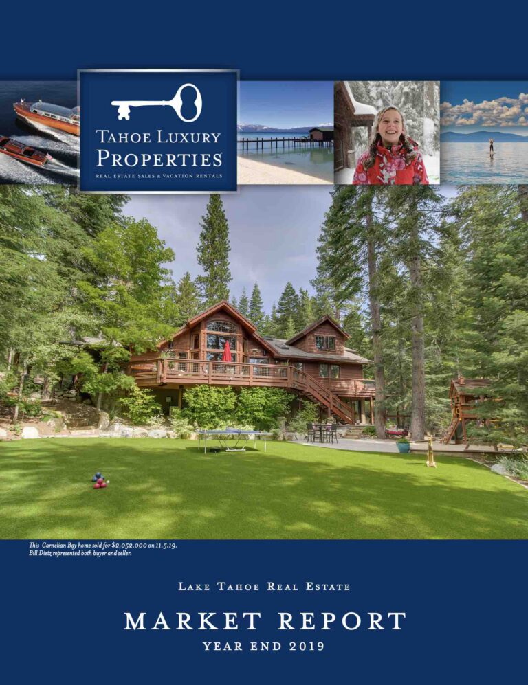 lake tahoe real estate market report