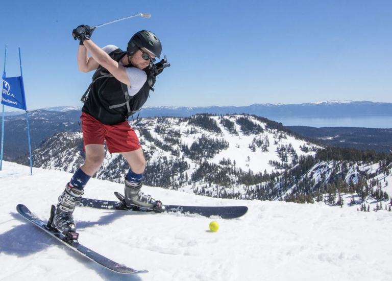 snow golf